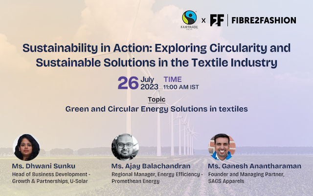 Green and Circular Energy Solutions in Textiles